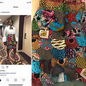 Ankra skirt custom made. Never been worn !!!